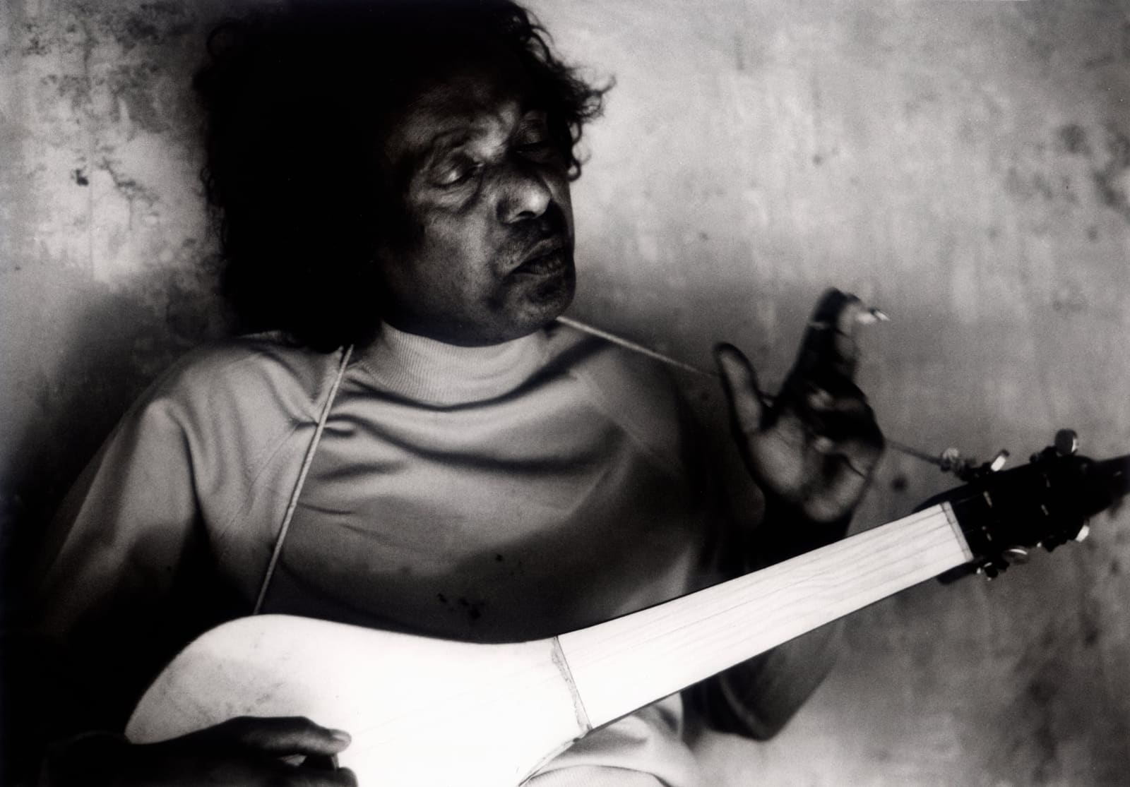 Baul performance. Portrait of Basudeb Das Baul by Diptanshu Roy aka Dolinman